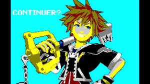 Kingdom Hearts (French Sega Mega Drive bootleg) Continue and Game Over