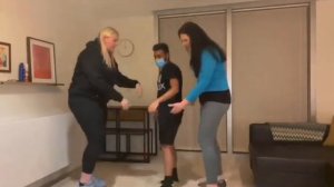 6'3" & 6'5" Strong Women Effortlessly Lift A 5'8" Man!