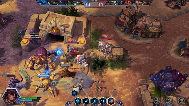 Heroes of the storm/Герои шторма. Pro gaming. Вариан. DD билд.