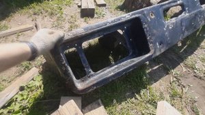 Заводской бампер на ЗиЛ-4514 с небольшими доработками
