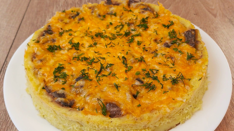Рецепт картофельного пирога с грибами, который всегда получается идеальным