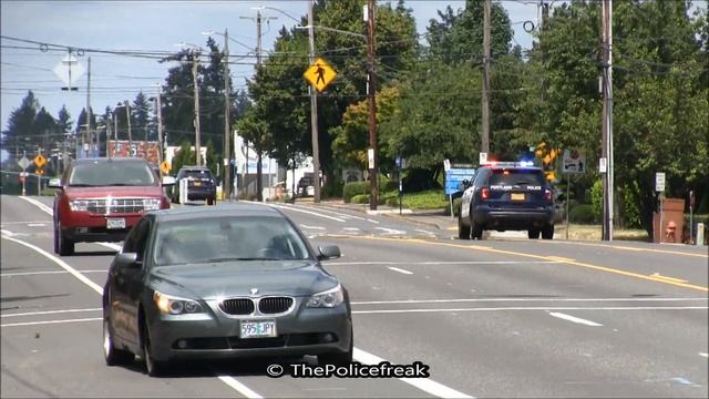 2x Ford Police Interceptor Utility responding - Portland Police Department