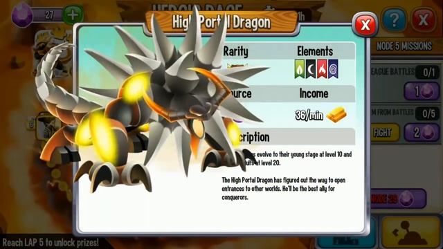 Dragon City - Reached LAP 2 REWARD of High Portal Dragon [SPECIAL REWARD] смотреть онлайн