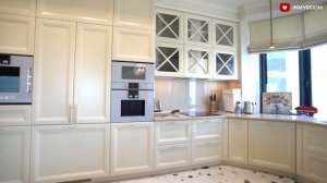 ? Обалденная КУХНЯ в стиле неоклассики с ЭРКЕРНЫМ окном! Дизайн интерьера. Ремонт. Рум Тур