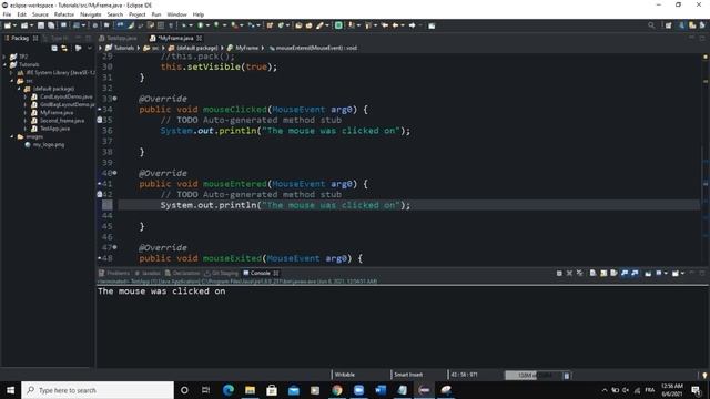 Java GUI Tutorial #31 - MouseListener Interface in Java GUI  Explained in Less Than 12 Minutes