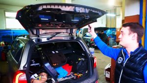 Установка модуля автоматического закрывания багажника на Вольво хс70