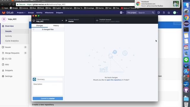Using github desktop with gitlab