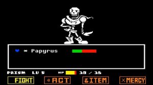 Undertale (Neutral) - Papyrus Boss Fight