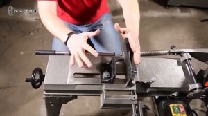 HVBS 56M! Подробный обзор ленточнопильного станка по металлу