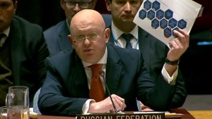 Постпред РФ при ООН Василий Небензя обвинил Велико... ведении "пропагандистской войны против России"