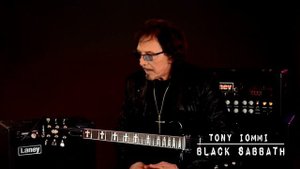 Tony Iommi of Black Sabbath and the Laney TI15-112
