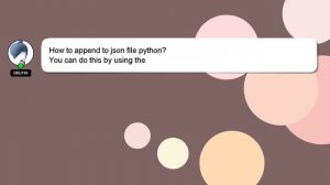 How to append to json file python?