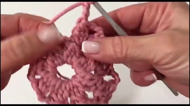 Очень красивый квадрат для вашего коврика крючком | Soft Decor - Татьяна Чакур