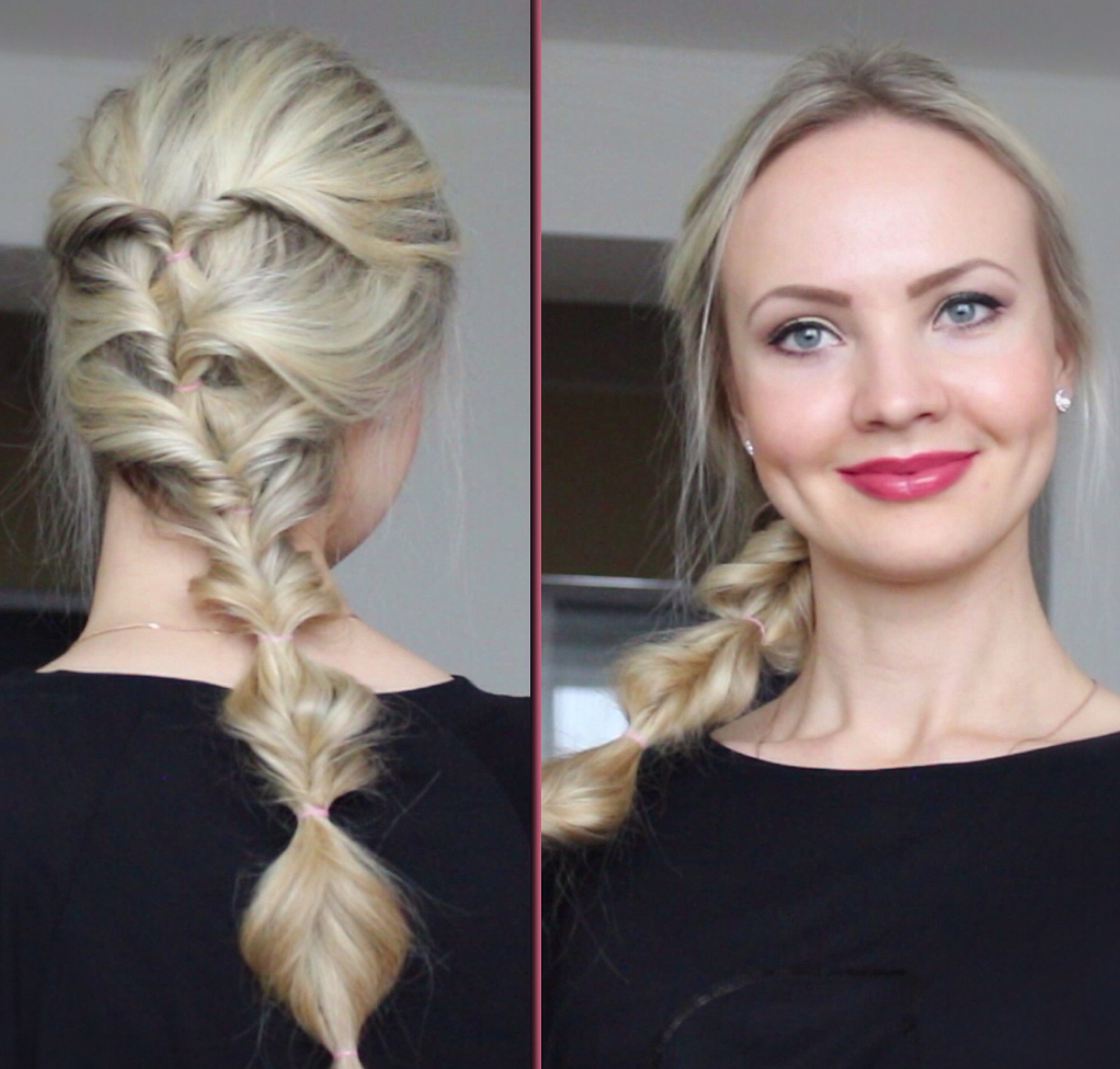 HAIR TUTORIAL: ПРИЧЕСКА НА КАЖДЫЙ ДЕНЬ))