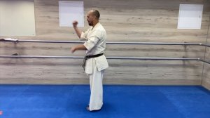 Идо гейко + ката каратэ киокушинкай 1-й дан