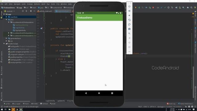 #2 - Login/Verify User with Firebase Authentication in Android using Android Studio - Kotlin