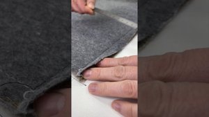 Как обработать срез двухслойной ткани, чтобы он остался тонким и аккуратным? ?