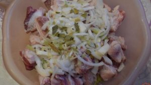 Шашлык из грудинки