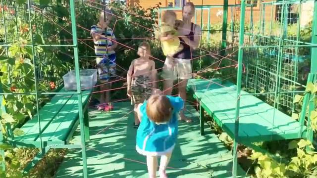 Лазерный лабиринт для детей!
