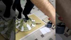 Заливка анатомического руля со скосом