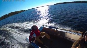 Wellboat-42 с 15 лс Nissan озеро Сайма