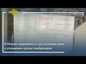 Ирина Волк: В Москве направлено в суд уголовное дело в отношении группы лжеброкеров