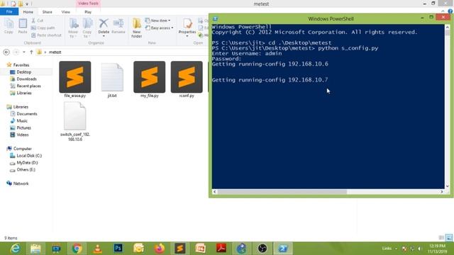 Python for Network Automation with GNS3 | Export running-config to TXT file by python Script смотреть онлайн