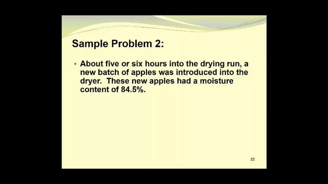 Sample Drying Calculations смотреть онлайн