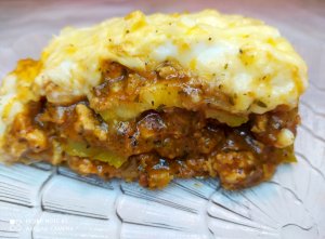 МУСАКА с КАБАЧКАМИ и фаршем ИНДЕЙКИ.