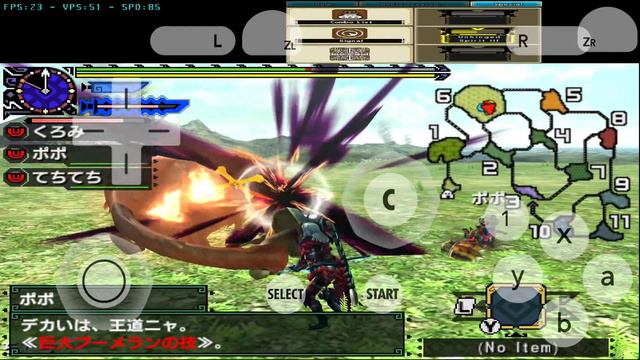 [Citra MMJ - Android][MHXX] Testing Out MHXX using Sony XZ2 Premium Snapdragon 845 30FPS #citrammj