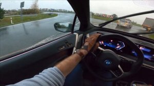2022 BMW iX M60 | POV test drive in rain