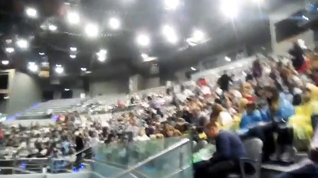 Первый раз на представлении в москвариуме начало