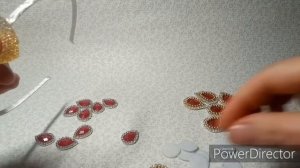 Шикарная диадема-ободок на Новый год из стразовых элементов. Канзаши. Kanzashi