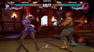 Tekken 7 | Arslan Ash ( Zafina ) VS Super Akuma ( Akuma ) | VSFighting Losers Final