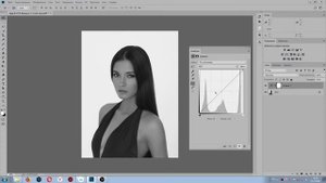 Инструмент "кривые" в программе Adobe Photoshop. Коррекция черно-белых изображений.