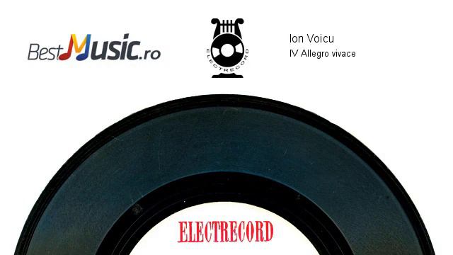 Ion Voicu - IV.Allegro vivace смотреть онлайн
