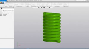 Анимация навивки пружины Компас 3D V18