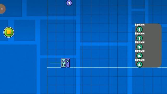 как сделать падение блоков Geometry Dash