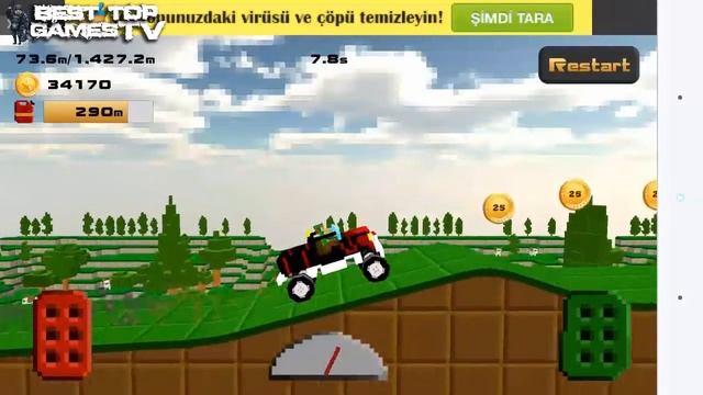 Hill Climb Racing 3D - Pixel Route 99 GamePlay Trailer смотреть онлайн