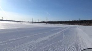 Ugra Ski Marathon. Preparations. Last km (16.03.2017)