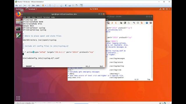 sending syslog messages with rsyslog смотреть онлайн