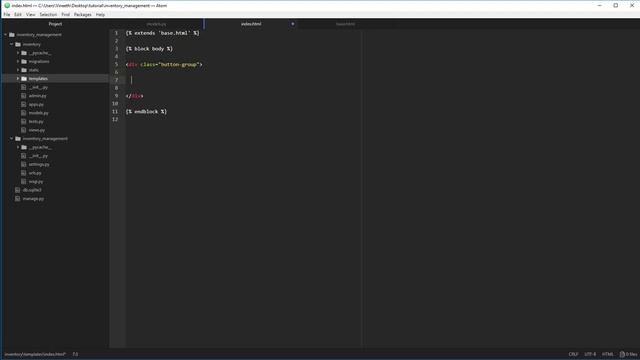 Django IMS - Defining Templates - Part 3 смотреть онлайн