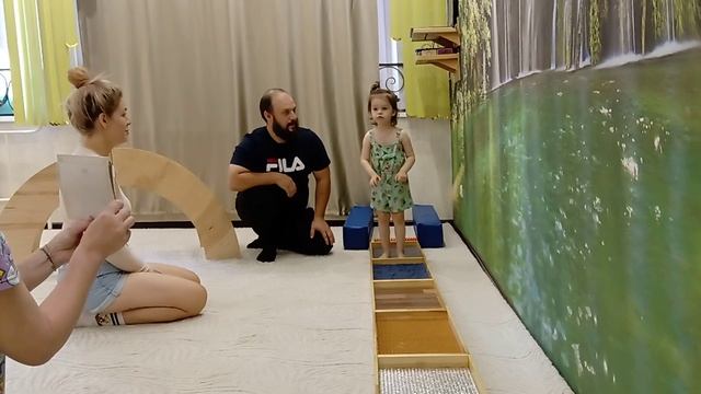 Занятия в сенсорно-динамической комнате