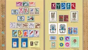 Филателия. Марки СССР спорт 1935-1991 годы.