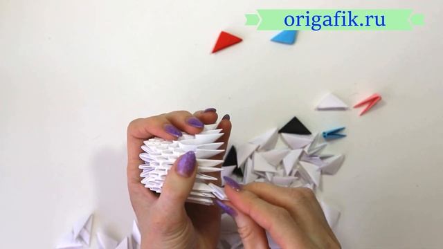 Модульное оригами Зайчик: сборка за 7 минут!