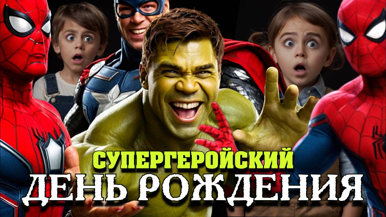 ДЕНЬ РОЖДЕНИЯ И СУПЕРГЕРОИ  #видеографмосква #деньрождения #супергерои #marvel #съемка #ивенты