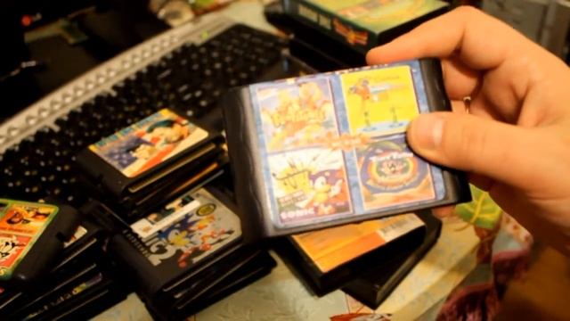 Коллекция картриджей SEGA Mega Drive 16 Bit смотреть онлайн