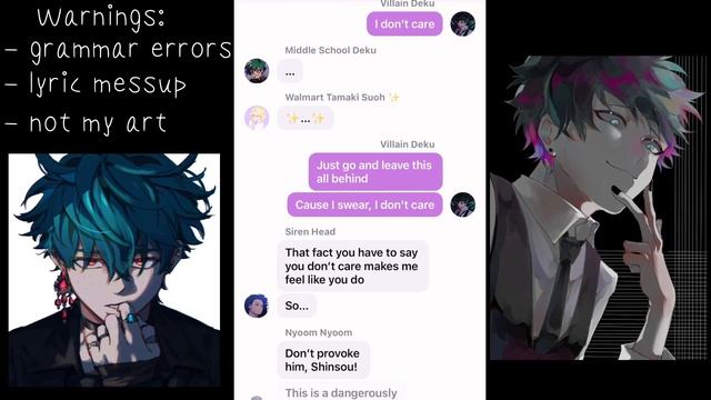 I Don’t Care ft. Villain Deku || DekuVerse pt. 2 смотреть онлайн