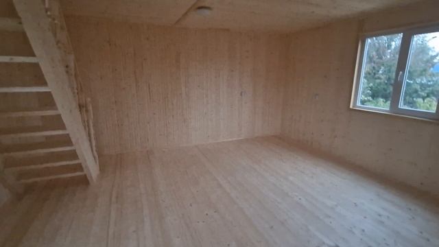 Каркасный дачный дом 5х7м от компании Лесное раздолье Омск