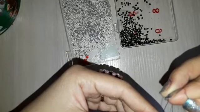 Кольцо из бисера. "Ромбик"/Ring of beads. "Rhombus" смотреть онлайн